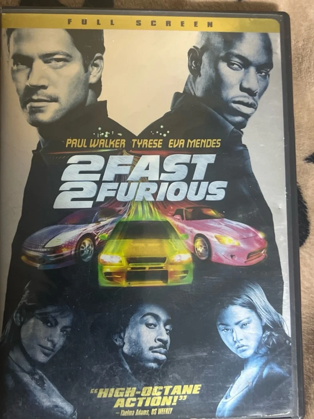 Universal 2 Fast 2 Furious DVD - Yellow/Green Cover